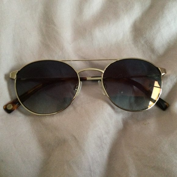 Warby Gold Tone Tortoiseshell Sunglasses Fisher 2407 51 18 140 - Picture 4 of 9